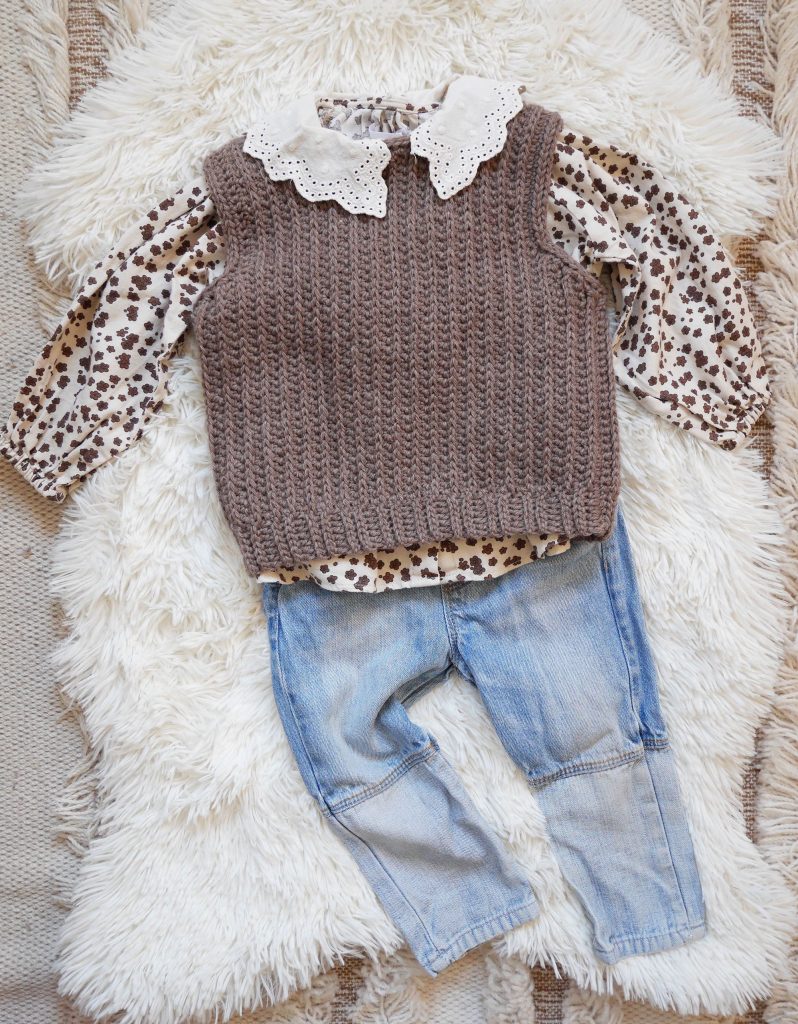 crochet sleeveless top