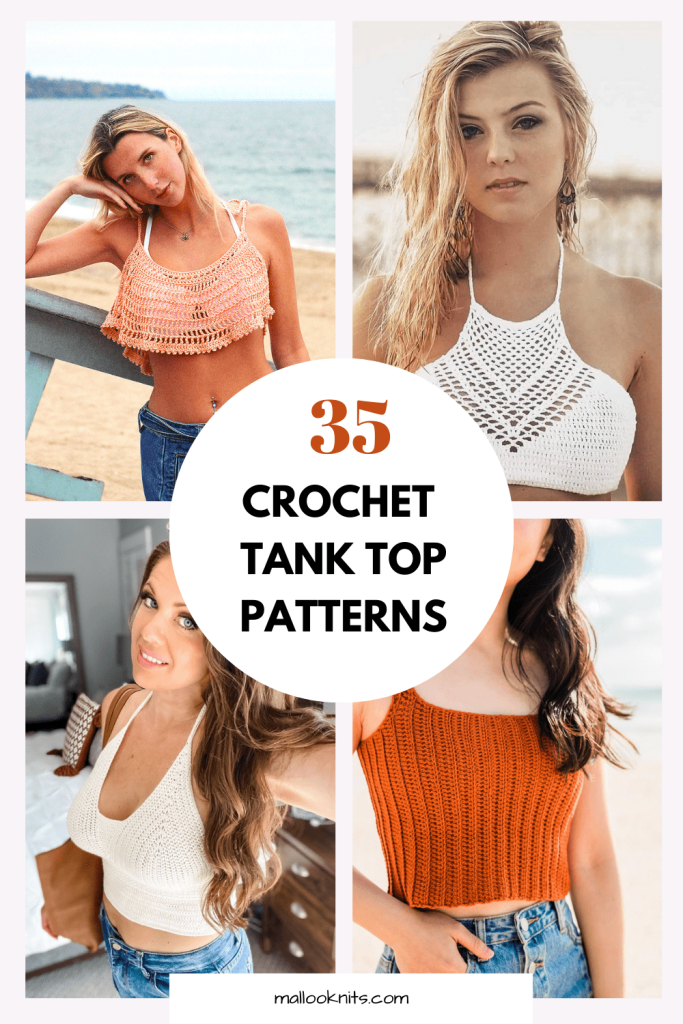 Discover the most amazing crochet summer tops in this huge list.
From crop tops to tank tops and bralettes, I bet you'll find your next summer crochet top here.