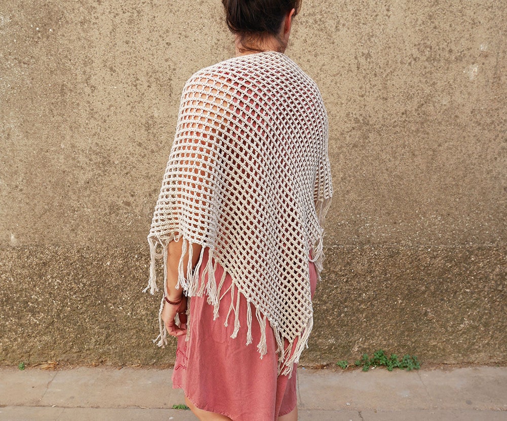 crochet summer shawl pattern