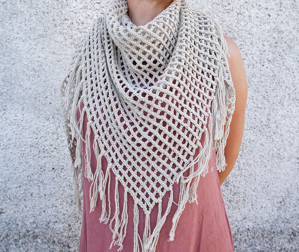 crochet summer shawl