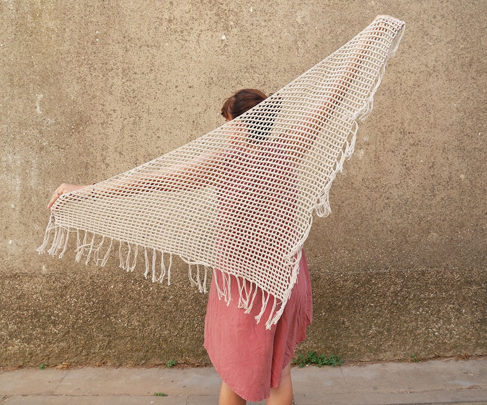 lacy crochet shawl pattern