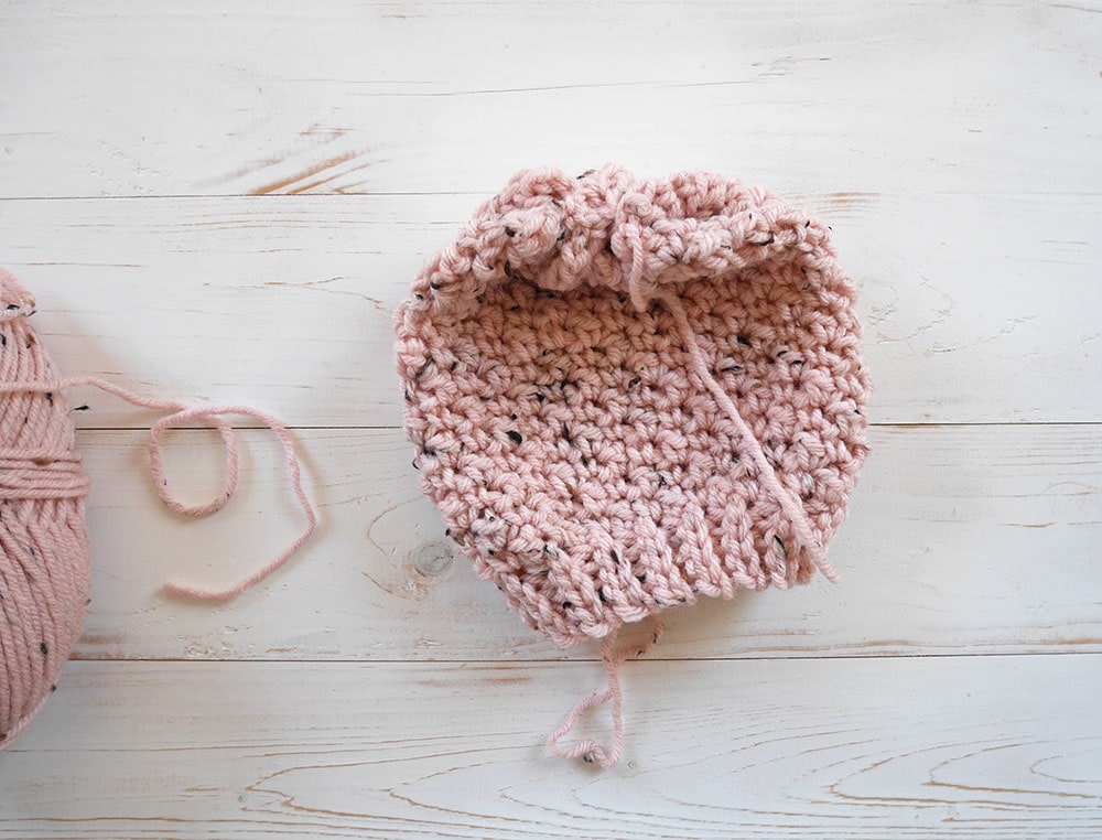 Crochet chunky hat for baby