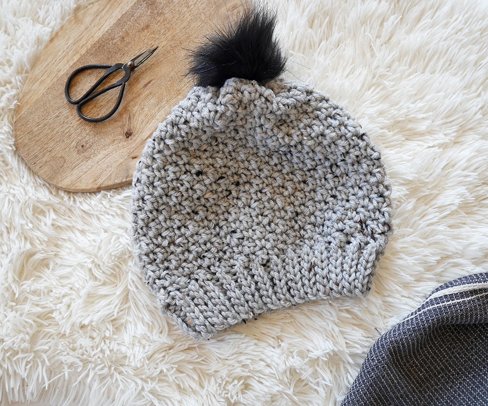 crochet chunky hat pattern